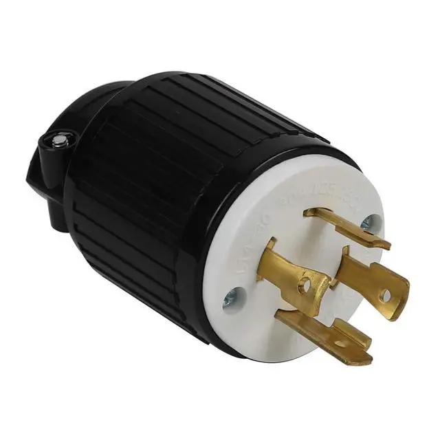 Alt view image 2 of 7 - Nema L14-30P 30A 125/250V 3 Pole 4 Wire Industrial Grade Locking Male Plug, Industrial Twist Lock L14-30 30-Amp Locking Plug. LK-6431