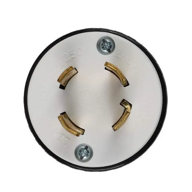 Alt view image 7 of 7 - Nema L14-30P 30A 125/250V 3 Pole 4 Wire Industrial Grade Locking Male Plug, Industrial Twist Lock L14-30 30-Amp Locking Plug. LK-6431
