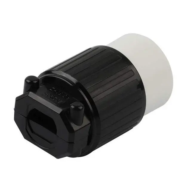 Alt view image 4 of 5 - USA 3-Prong Male AC Plug, UL Nema 6-15R 3 Pole Straight Blade DIY Rewirable AC Socket, 15A 250V USA 3Pin AC Connector, Nema 6-15R Female US 3Pole AC Power Receptacle, Black
