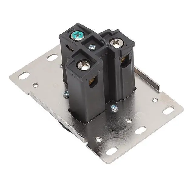 Alt view image 5 of 5 - NEMA 6-30R 50 Amps 250V 2 Pole 3 Wire Flush Mounting Receptacle, ETL Listed Straight Blade Power Outlet for Welder/Generator, Heavy Duty Industrial Grade, Grounding