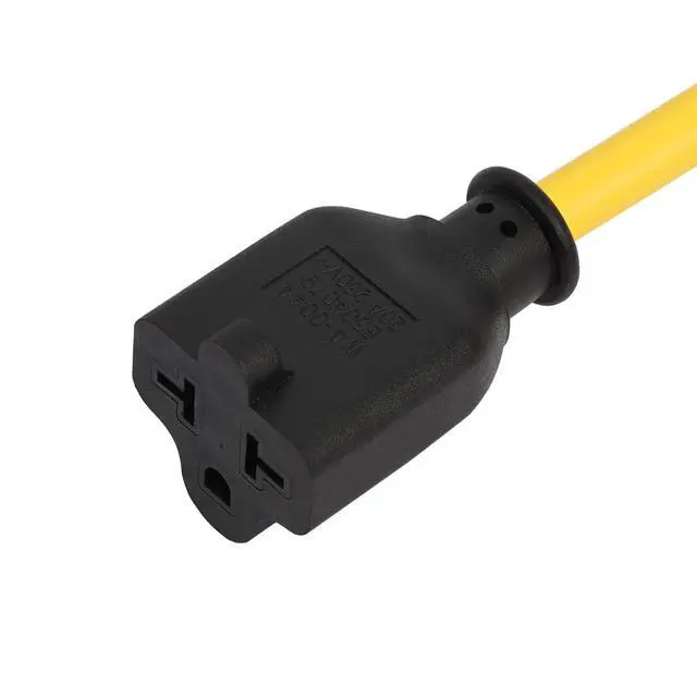 Alt view image 4 of 6 - Heavy Duty SJTW 12AWG Outdoor Waterproof Extension Switch Cord, in-Line On/Off Switch Extension Cord, IP57 Waterproof,Max.20A 125V 4-in-1 T-Blade Female,1.5FT