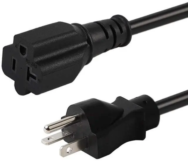 Main image of 6Feet/1.83M Nema 5-20P Power Extension Cord, (UL CUL Listed) Heavy Duty 12AWG Nema 5-20P to 5-20R Extension Power Cable,20Amp T Blade Male to Female Cable