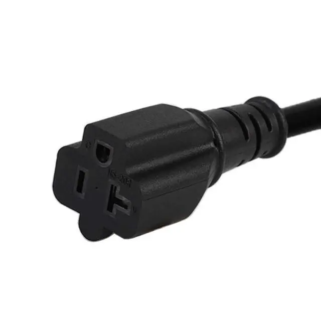 Alt view image 4 of 5 - 6Feet/1.83M Nema 5-20P Power Extension Cord, (UL CUL Listed) Heavy Duty 12AWG Nema 5-20P to 5-20R Extension Power Cable,20Amp T Blade Male to Female Cable