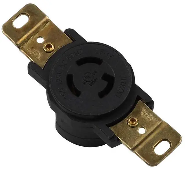 Main image of Nema L5-15 15A/125V 2 Pole 3 Wire Industrial Grade Locking Female Receptacle Connector, Industrial Twist Lock L5-15 15-AMP AC Power Connector. LK-2311F