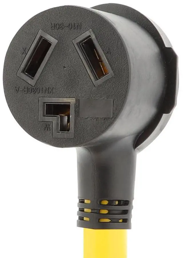 Alt view image 3 of 4 - Nema 6-50P to 10-30R Power Adapter Cord, 50A Welder Male to 30A Dryer Female Adapter, STW 10AWG Length= 1FootAC0057
