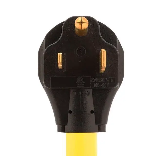 Alt view image 4 of 4 - Nema 6-50P to 10-30R Power Adapter Cord, 50A Welder Male to 30A Dryer Female Adapter, STW 10AWG Length= 1FootAC0057