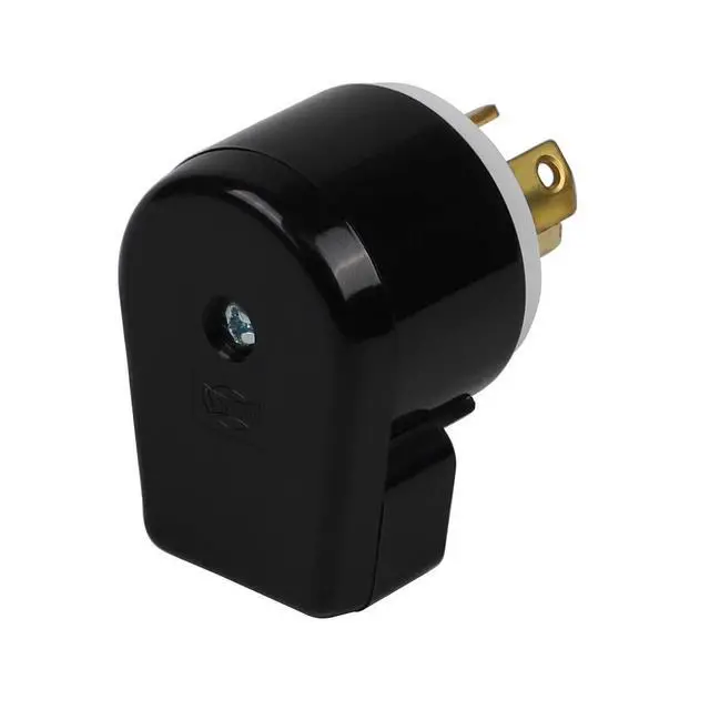 Alt view image 5 of 6 - Right angled Nema L5-15P 15 Amp 125V 2 Pole 3 Wire Industrial Grade Locking Male Plug, Industrial Twist Lock L5-15 12 Directions Rotatable AC Plug. LK-6311T