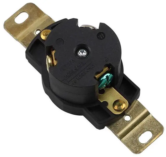 Alt view image 5 of 5 - Nema L7-15R 15A/277V 2 Pole 3 Wire Industrial Grade Locking Female Receptacle Connector, Industrial Twist Lock L7-15 15-AMP/277Volt AC Power Connector. LK-2313F