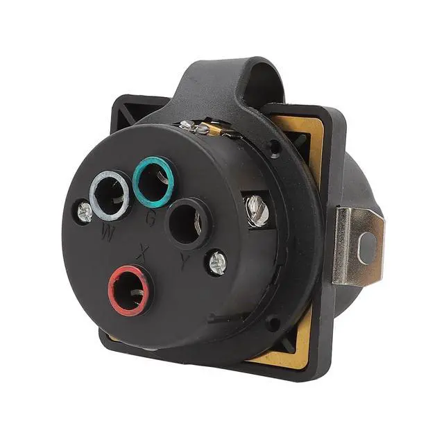 Alt view image 5 of 5 - Nema SS 2-50R 50Amp 125/250V Marine Shore Power Socket, SS2-50R Female 50Amp 125/250V Receptacle Straight Blade 50AMP Receptacle (CS6369)
