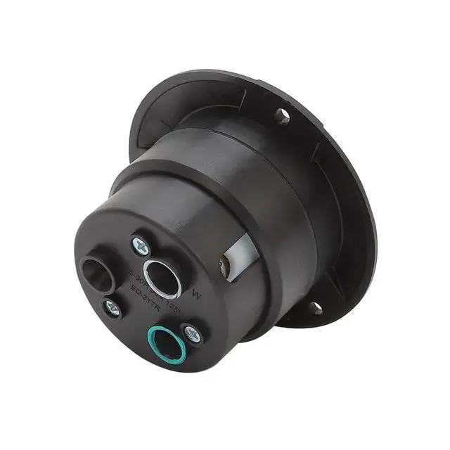Alt view image 5 of 5 - Nema L5-30R Flanged Outlet with Waterproof Cover, 30AMP 125/250V Female Power Inlet, ETL Verified, Black