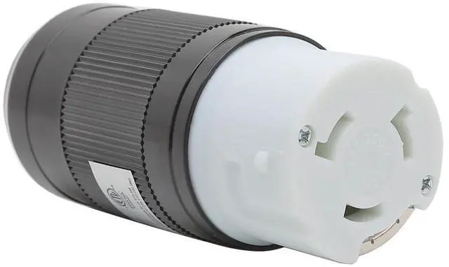 Alt view image 2 of 5 - 50Amp Marine Shore Replacement Twist Locking Connector (NEMA SS2-50R) 3 P 4 Wire Grounding,50A 125V/ 250V. RV Marine Twist Lock 50A Power Receptacle.