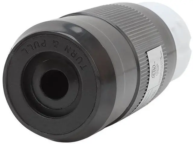 Alt view image 5 of 5 - 50Amp Marine Shore Replacement Twist Locking Connector (NEMA SS2-50R) 3 P 4 Wire Grounding,50A 125V/ 250V. RV Marine Twist Lock 50A Power Receptacle.