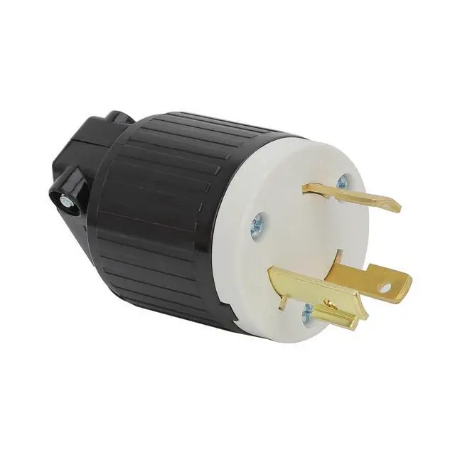 Alt view image 2 of 6 - Nema L8-30P 30 Amp 480 Volt Connector, L8-30 Locking Power Cord Connector , Locking Plug, Industrial Grade DIY Twist-Lock Cord Female Plug