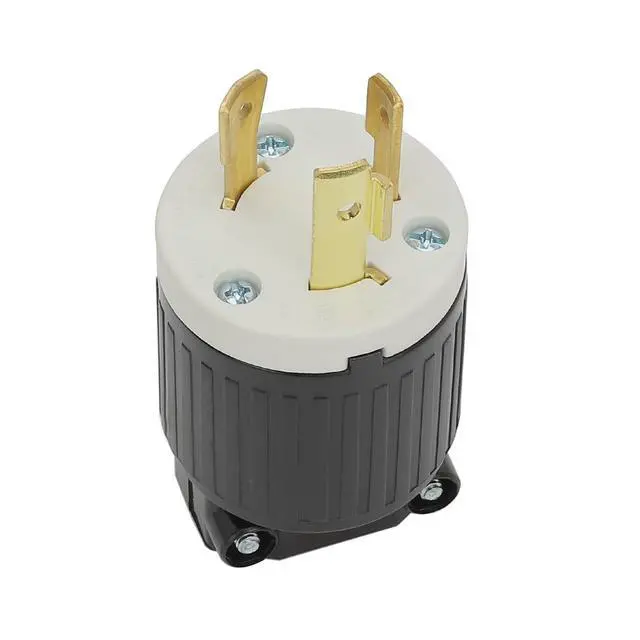 Alt view image 4 of 6 - Nema L8-30P 30 Amp 480 Volt Connector, L8-30 Locking Power Cord Connector , Locking Plug, Industrial Grade DIY Twist-Lock Cord Female Plug