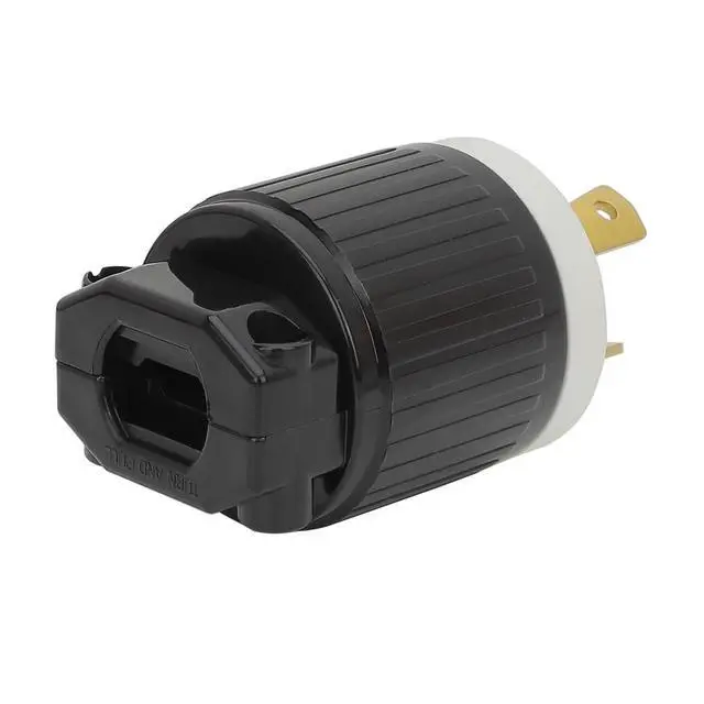Alt view image 6 of 6 - Nema L8-30P 30 Amp 480 Volt Connector, L8-30 Locking Power Cord Connector , Locking Plug, Industrial Grade DIY Twist-Lock Cord Female Plug
