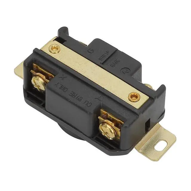 Alt view image 4 of 6 - Nema L16-20R 20A 480V 3 Pole 4 Wire Industrial Grade Locking Female Receptacle Connector, Industrial Twist Lock L16-20 20-Amp Generator Receptacle. LK-2424F