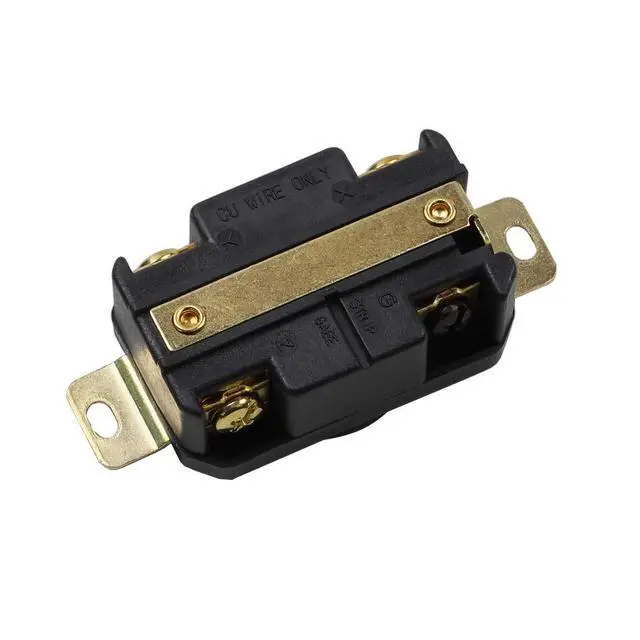 Alt view image 4 of 5 - Nema L17-30R 30A 600V 3 Pole 4 Wire Industrial Grade Locking Female Receptacle Connector, Industrial Twist Lock L17-30R 30-Amp 600V Generator Receptacle. LK-2436F