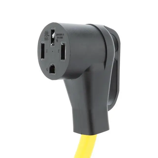 Alt view image 2 of 7 - Nema SS 2-50P Male to 14-50R Female Adapter Cable,SS2-50P to 14-50R Heavy Duty 6AWG Marine Shore to Dryer Adapter Cable L=1.5FT