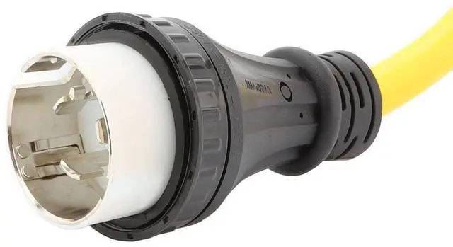 Alt view image 3 of 7 - Nema SS 2-50P Male to 14-50R Female Adapter Cable,SS2-50P to 14-50R Heavy Duty 6AWG Marine Shore to Dryer Adapter Cable L=1.5FT