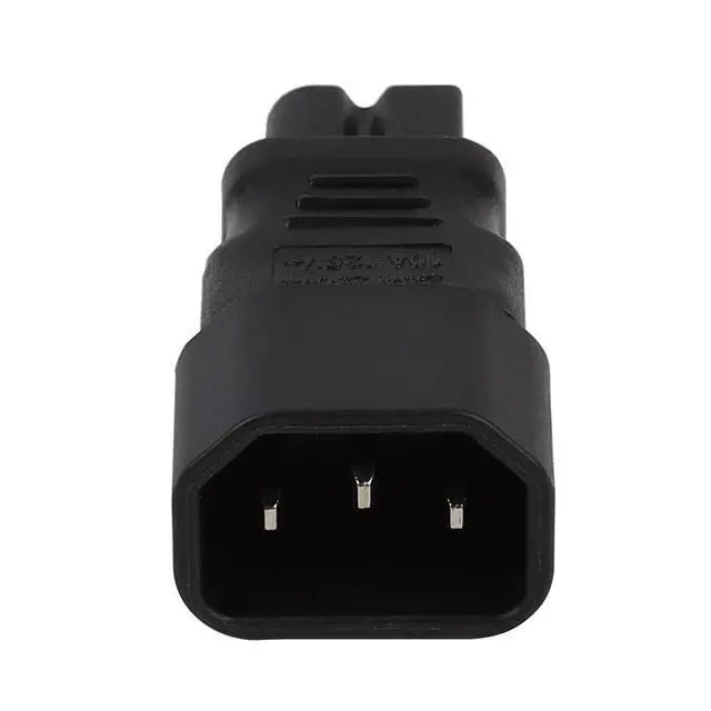Alt view image 3 of 4 - IEC C14 to Polarized C7 AC Power Adapter, IEC 3-Prong Male to Figure 8 Female Polarized AC Adapter, Polarized Adapter Replacement for Vizio LED TV etc