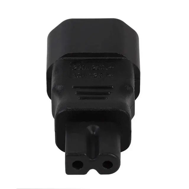 Alt view image 4 of 4 - IEC C14 to Polarized C7 AC Power Adapter, IEC 3-Prong Male to Figure 8 Female Polarized AC Adapter, Polarized Adapter Replacement for Vizio LED TV etc