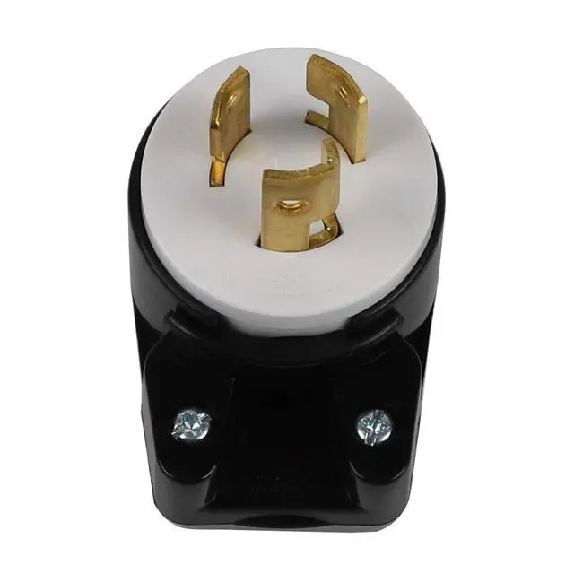Alt view image 3 of 5 - Right angled Nema L7-15P 15A/277V 2 Pole 3 Wire Industrial Grade Locking Male Plug, Industrial Twist Lock L7-15 15-Amp/277-Volt 12 Directions Adjustable AC Plug. LK-6313T
