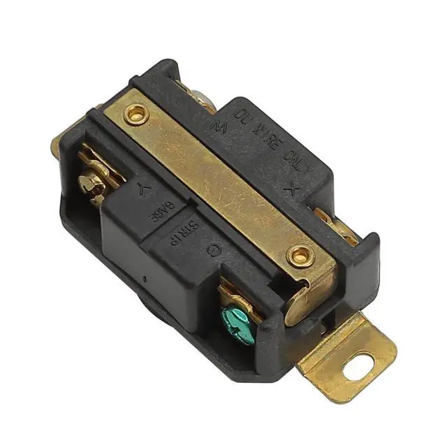Alt view image 4 of 6 - Nema L14-20R 20A 125/250V 3 Pole 4 Wire Industrial Grade Locking Female Receptacle Connector, Industrial Twist Lock L14-20 20-Amp Generator Receptacle. UL CUL certificated LK-2421F