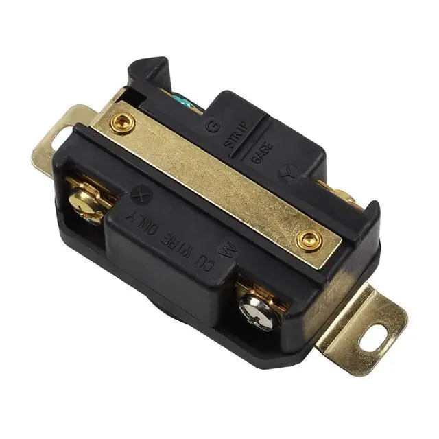 Alt view image 4 of 5 - Nema L14-30R 30A 125/250V 3 Pole 4 Wire Industrial Grade Locking Female Receptacle Connector, Industrial Twist Lock L14-30 30-AmpTwist Lock Generator Receptacle. LK-2431F