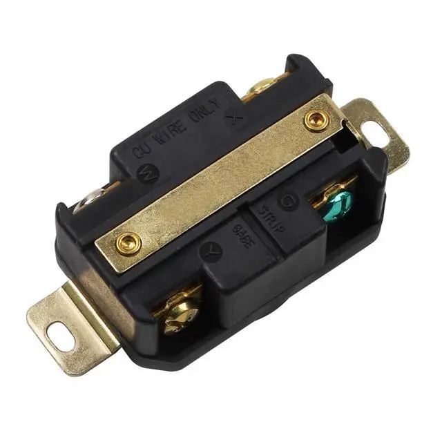Alt view image 5 of 5 - Nema L14-30R 30A 125/250V 3 Pole 4 Wire Industrial Grade Locking Female Receptacle Connector, Industrial Twist Lock L14-30 30-AmpTwist Lock Generator Receptacle. LK-2431F