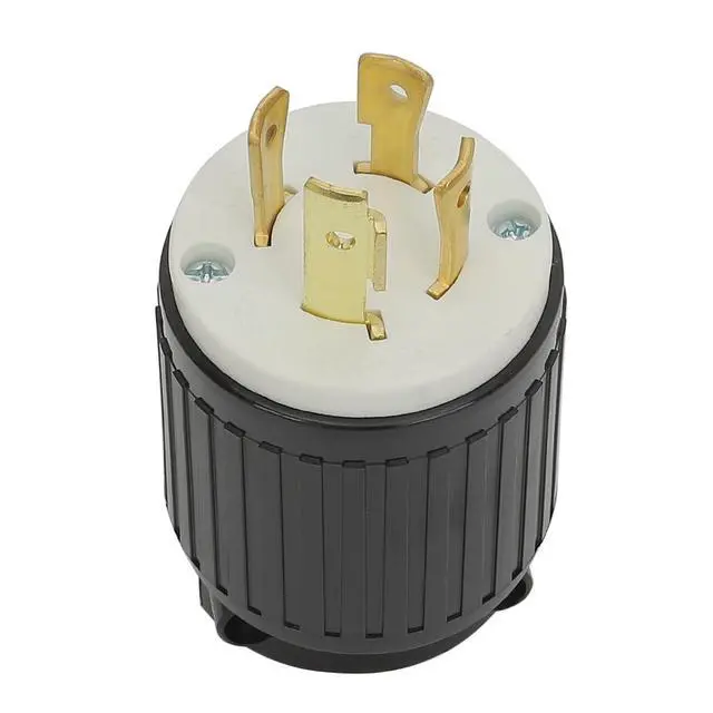 Alt view image 4 of 6 - Nema L17-30P Male 30A 600V Industrial Grade AC Power Plug,NEMA L17-30P Locking Plug, 3-Pole, 4-Wire Grounding, AC 60HZ