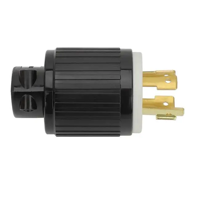 Alt view image 5 of 6 - Nema L17-30P Male 30A 600V Industrial Grade AC Power Plug,NEMA L17-30P Locking Plug, 3-Pole, 4-Wire Grounding, AC 60HZ