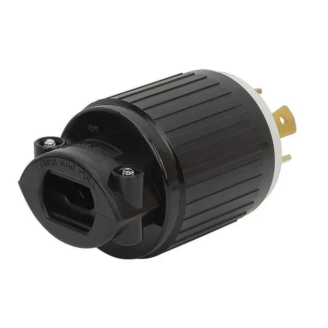Alt view image 6 of 6 - Nema L17-30P Male 30A 600V Industrial Grade AC Power Plug,NEMA L17-30P Locking Plug, 3-Pole, 4-Wire Grounding, AC 60HZ