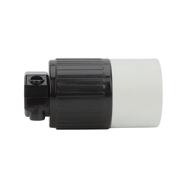 Alt view image 4 of 5 - Nema L15-20R Flanged Outlet with Waterproof Cover, 15-20R Lock in 3 Pole 4 Wire 20AMP 250V Female Receptacle,UL Verified Nema L15-20R Outlet Black Color
