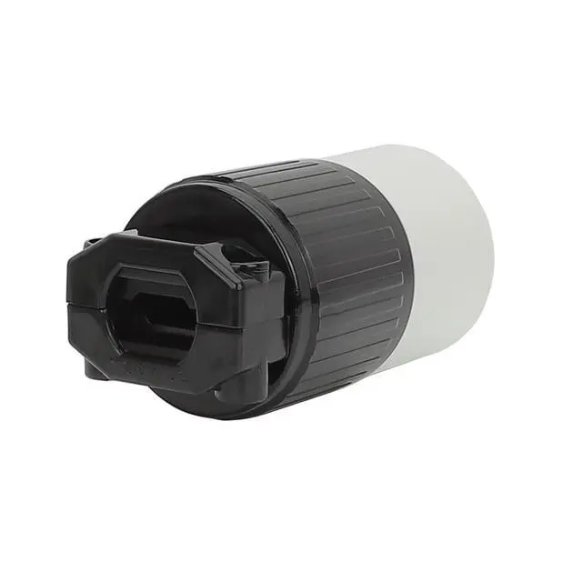 Alt view image 5 of 5 - Nema L15-20R Flanged Outlet with Waterproof Cover, 15-20R Lock in 3 Pole 4 Wire 20AMP 250V Female Receptacle,UL Verified Nema L15-20R Outlet Black Color