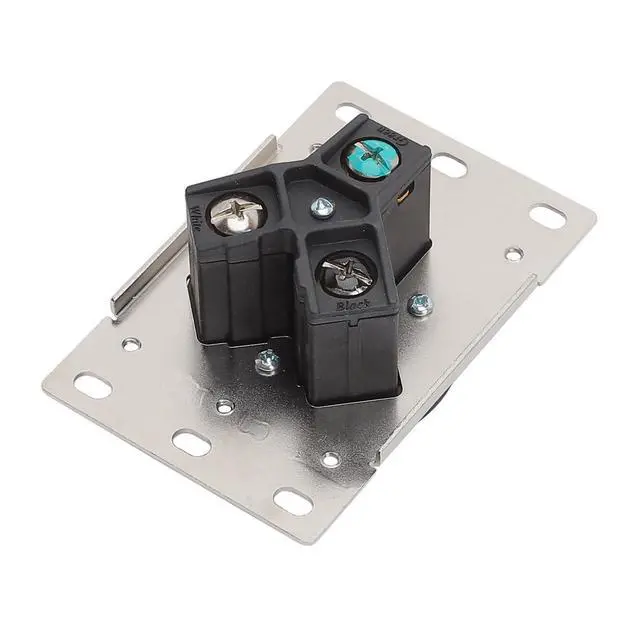 Alt view image 4 of 5 - NEMA TT-30R 30 Amps 125V 2 Pole 3 Wire Flush Mounting Receptacle, ETL Listed Straight Blade Power Outlet for Welder/Generator, Heavy Duty Industrial Grade, Grounding