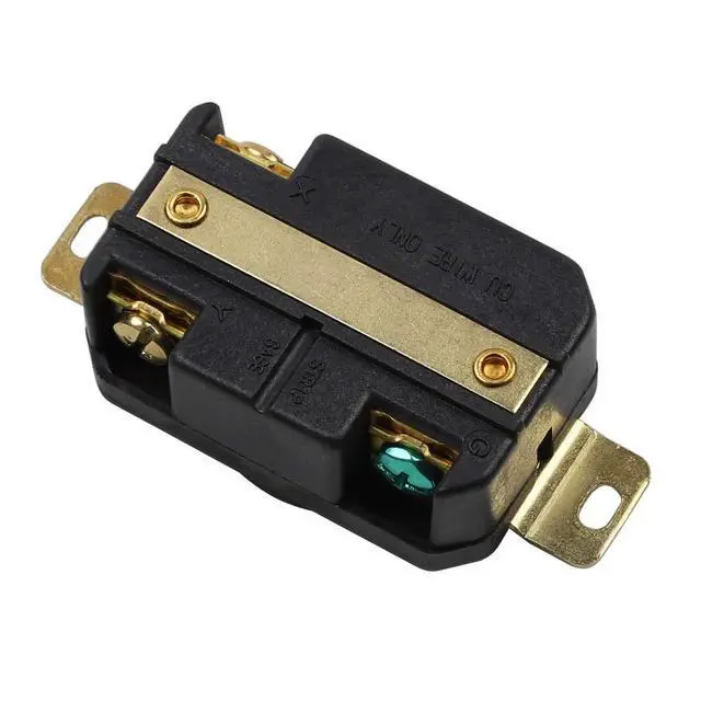Alt view image 5 of 5 - Nema L6-30R 30A 250V 2 Pole 3 Wire Industrial Grade Locking Female Receptacle Connector, Industrial Twist Lock L6-30 30-Amp Generator Receptacle. LK-2332F