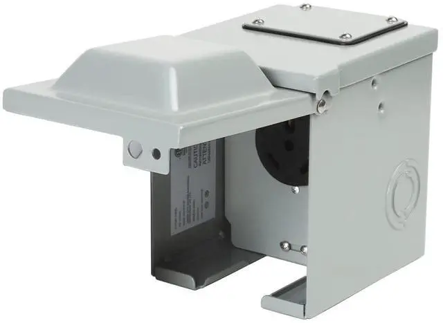 Main image of Nema TT-30R 30AMP 125Volt RV Outlet Box, TT-30 30A female Outdoor Waterproof Power Inlet Socket, ETL Listed TT-30R RV Power Charging Box, 30A AD0071