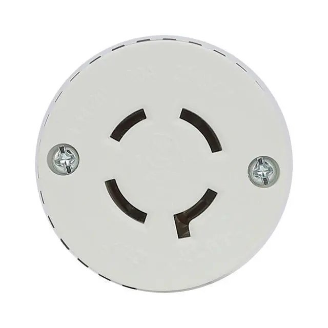 Alt view image 3 of 5 - Nema L14-20R Flanged Outlet with Waterproof Cover, 14-20R Lock in 3 Pole 4 Wire 20AMP 125/250V Female Receptacle,UL Verified Nema L14-20R Outlet Black Color