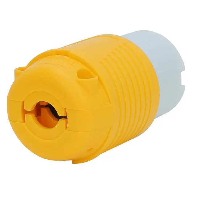 Alt view image 6 of 6 - Nema L5-20R 20 Amp 125 Volt Connector, L5-20 Locking Power Cord Connector 2P 3W, Locking Plug, Industrial Grade DIY Twist-Lock Cord Female Plug