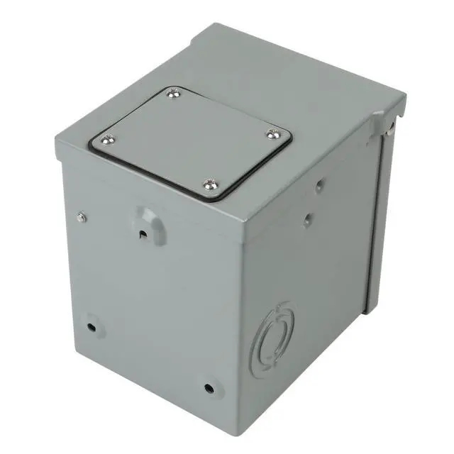 Alt view image 4 of 5 - Nema TT-30R 30AMP 125Volt RV Outlet Box, TT-30 30A female Outdoor Waterproof Power Inlet Socket, ETL Listed TT-30R RV Power Charging Box, 30A AD0071
