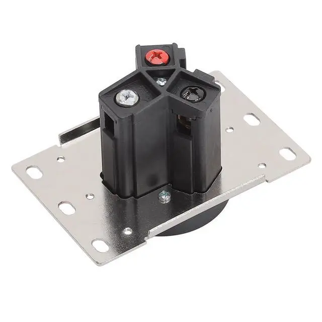 Alt view image 4 of 5 - NEMA 10-30R 30 Amps 125/250V 2 Pole 3 Wire Flush Mounting Receptacle, ETL Listed Straight Blade Power Outlet for Welder/Generator, Heavy Duty Industrial Grade, Grounding