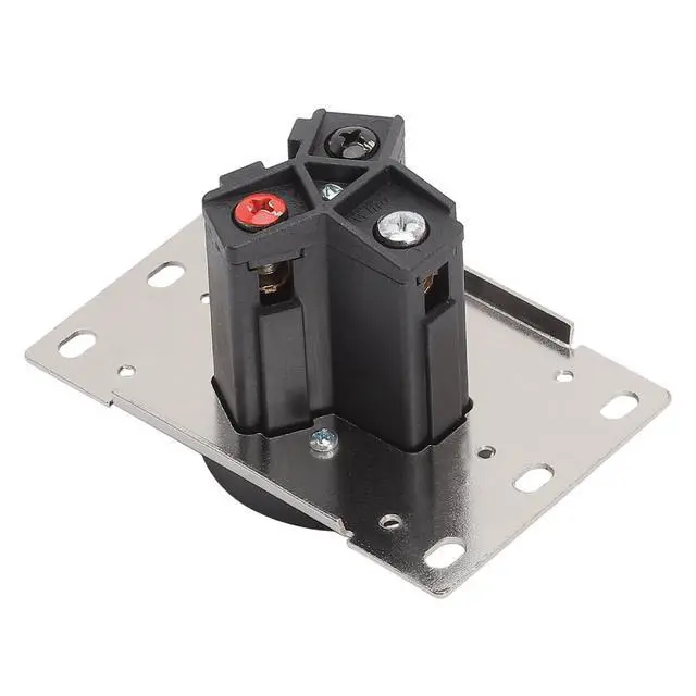 Alt view image 5 of 5 - NEMA 10-30R 30 Amps 125/250V 2 Pole 3 Wire Flush Mounting Receptacle, ETL Listed Straight Blade Power Outlet for Welder/Generator, Heavy Duty Industrial Grade, Grounding