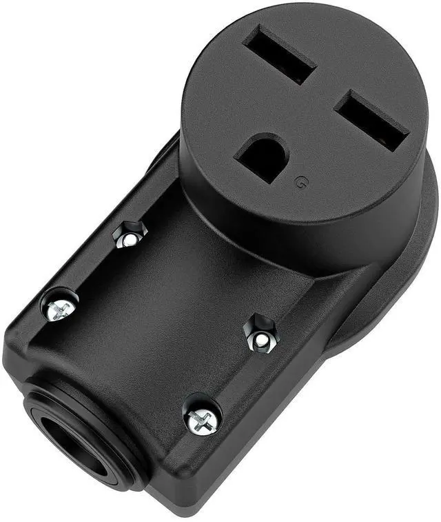 Main image of NEMA 6-30R Plug,6-30 30A/250V Female Connector, (ETL Certified) 30Amp 250Volt Cord End Socket, Female 30A Welder Receptacle, Heavy Duty, Black Color
