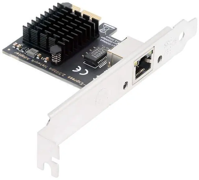 Main image of RJ45 Single Port 2500Mbps 2.5Gbps to PCI Express 1x PCI-E 1000Mbps GBE Gigabit Ethernet Network LAN Cable Adapter for Desktop Motherboard