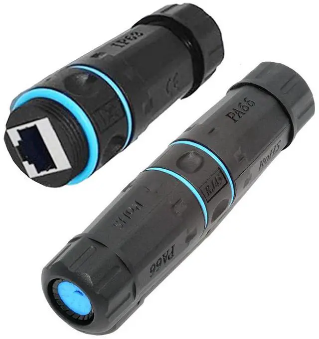 Main image of IP68 Waterproof M20 Locking UTP STP RJ45 to CAT6 Networking Patch Extension Adapter Coupler