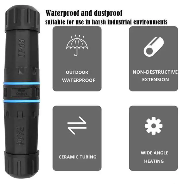 Alt view image 3 of 7 - IP68 Waterproof M20 Locking UTP STP RJ45 to CAT6 Networking Patch Extension Adapter Coupler