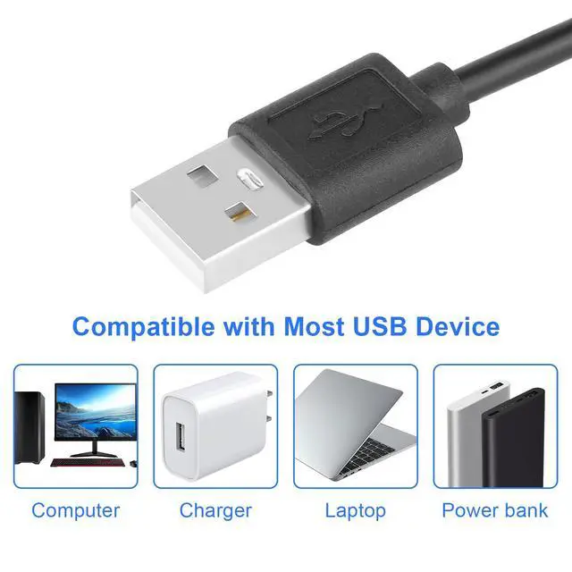 Alt view image 5 of 5 - 2 Pack USB 5V to 12V 4 Pin Fan Speed Adapter Controller Supported PC Cooling Fan, Max 12V 8W Output (11.8inch)