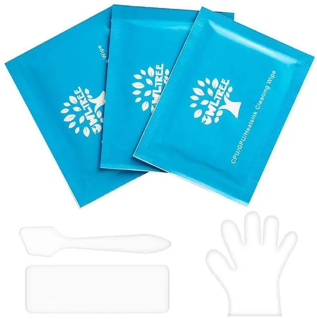 Main image of Thermal Paste Remover Kits for CPU, GPU, Heatsink etc (20 Pieces Wipes)