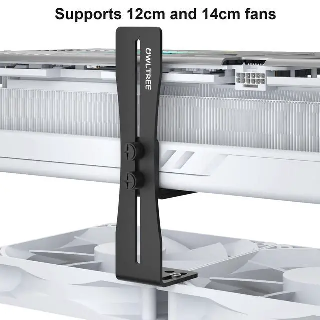 Alt view image 5 of 6 - GPU Support Bracket Graphics Card Stand Holder GPU Sag Bracket Supprt Fans 12cm and 14cm Fans (0.24 to 4.92 inch)