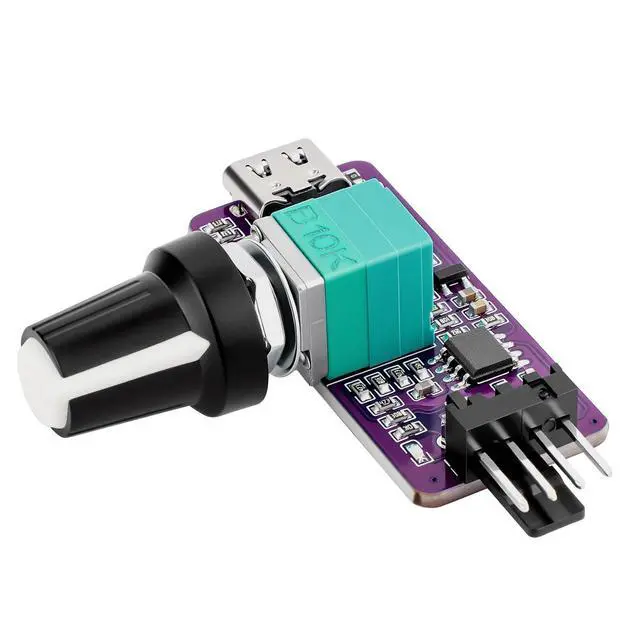 Alt view image 2 of 5 - DIY Type C 5V to 12V 4 Pin PWM Fan Speed Adapter Controller Supported PC Cooling Fan, Max 12V 8W Output